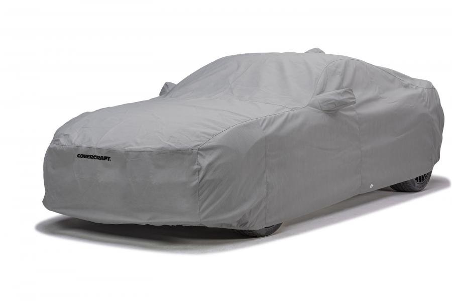 Covercraft Custom Fit Car Covers, 5-Layer All Climate Gray C80AC Blue  Oval Classics