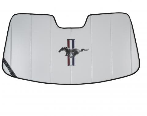 Covercraft 2024 Ford Mustang Premier Series UVS100 Custom Sunscreen with Ford Mustang Tri-Bar logo UFP11878WH