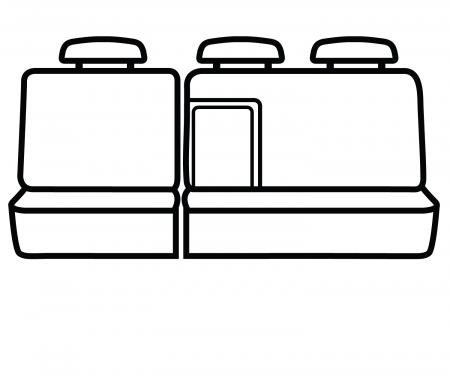 Covercraft Carhartt Super Dux Precision Fit Second Row Seat Covers GTF4351COBK