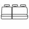 Covercraft 2001-2003 Ford F-150 Precision Fit Endura Second Row Seat Covers GTF77ENSC