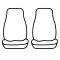 Covercraft 1999-2008 Ford Ranger Precision Fit Endura Second Row Seat Covers GTF398ENBC