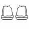Covercraft 2004-2008 Ford F-150 Precision Fit Endura Front Row Seat Covers GTF365ENSC