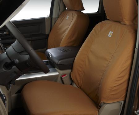 Covercraft 2019-2020 Ford F-150 Carhartt SeatSaver Custom Seat Cover, Brown SSC8492CABN