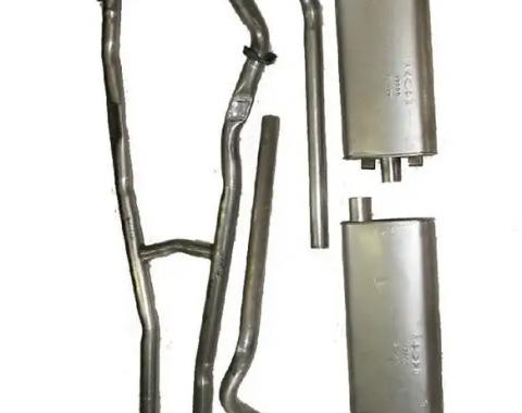 Exhaust System, Without Resonators, 352, 1958-60 T