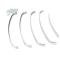 AMD Grille Molding Set, 5 pcs with hardware, 48-50 F1 F2 Ford Pickup Truck (with crank hole) X155-4548-S