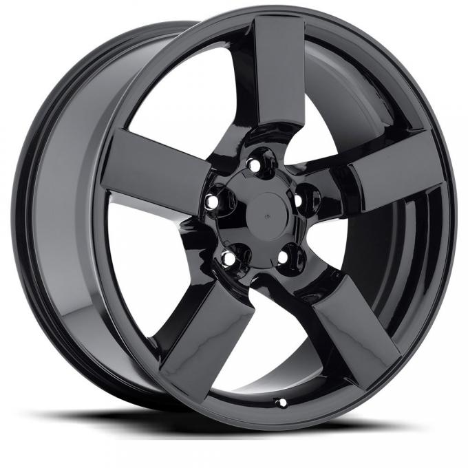 Factory Reproductions Ford Lightning Wheels 20X9 5X135 +8 HB 87 2001 Ford Lightning Gloss Black With Cap FR Series 50 50090083502