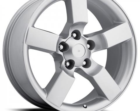 Factory Reproductions Ford Lightning Wheels 20X9 5X135 +8 HB 87 2001 Ford Lightning Silver With Cap FR Series 50 50090083504