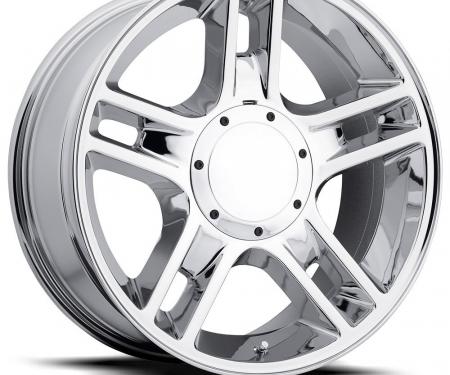 Factory Reproductions F-150 Harley Wheels 20X9 5X135/5X5.5 +14 HB 87.0 2000 F-150 Harley Chrome With Cap FR Series 51 51090145301
