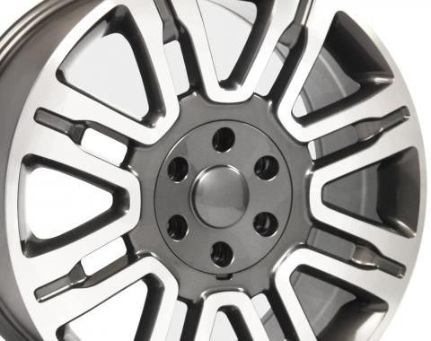 20" Wheel Replica fits Ford Expedition - Gunmetal Machined Face 20x8.5