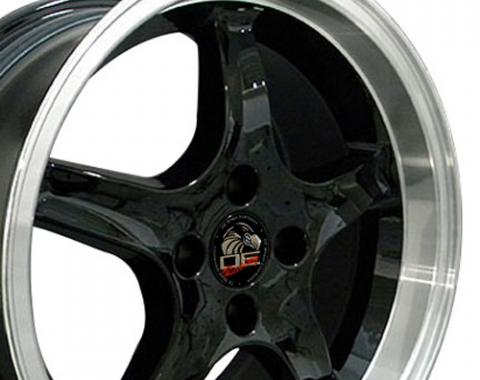 17" Fits Ford - Mustang 4-Lug Cobra R Wheel - Black 17x9