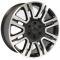 20" Wheel Replica fits Ford Expedition - Matte Black with a Machined Face 20x8.5 SN