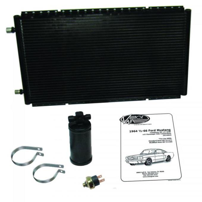 Vintage Air 1964-66 Mustang SureFit™ Condenser Kit w/ Drier Passenger Side 011064
