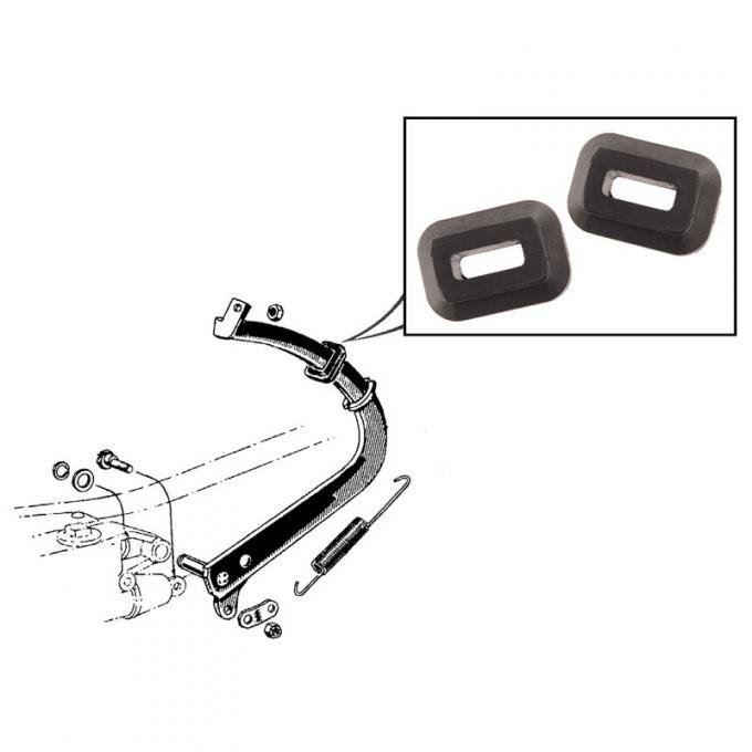 Dennis Carpenter Clutch Brake Pedal Arm Seal - 1949-51 Ford Car   8A-2476-A