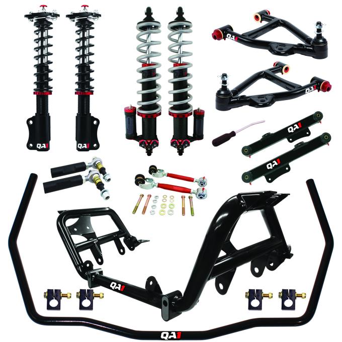 QA1 Level 3 Drag Kit, 87-89 Mustang, Wide Stance DK43-FMM2