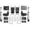 QA1 3/5 Lowering Kit, 15-20 F150 2WD, W/Spindles, Single Adj. LK11-FF01