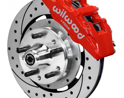 Wilwood Brakes Forged Dynapro 6 Big Brake Front Brake Kit (Hub) 140-12947-DR