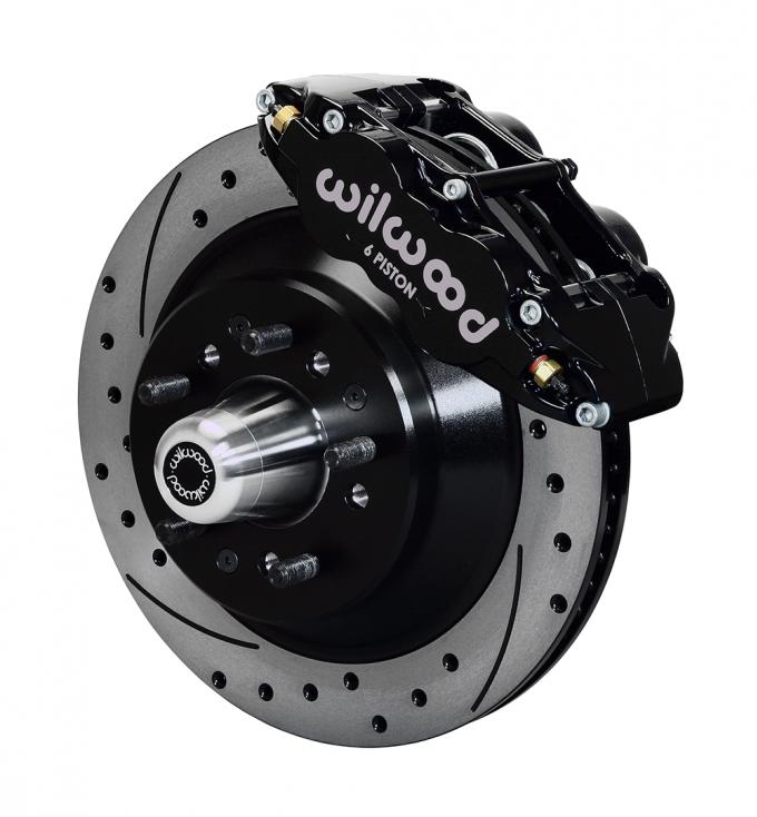 Wilwood Brakes Forged Narrow Superlite 6R Big Brake Front Brake Kit (Hub and 1PC Rotor) 140-13654-D