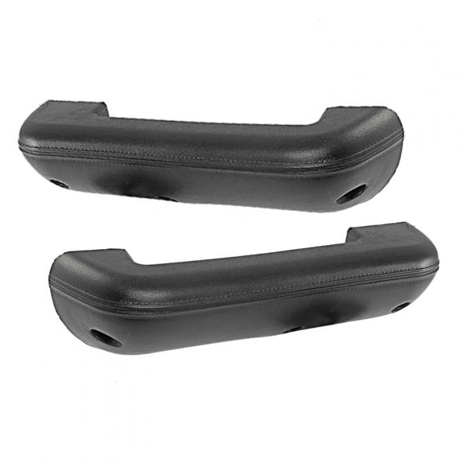 Dennis Carpenter Door Arm Rest - Black - Pair - 1968-72 Ford Truck, 1968-77 Ford Bronco C8TZ-8127540-PR-BLK