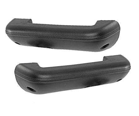 Dennis Carpenter Door Arm Rest - Black - Pair - 1968-72 Ford Truck, 1968-77 Ford Bronco C8TZ-8127540-PR-BLK