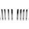 AMD Quarter Panel Hash Mark Emblem Set, 10pcs, 70 Torino Fastback E-70FBHASHMARKS