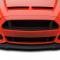 Cervini 2015-2017 Ford Mustang GT / V6 / EcoBoost Front Chin Spoiler C-Series Black Textured 4442-MB