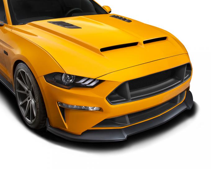 Cervini 2018-2023 Ford Mustang GT / EcoBoost with Performance Pack Front Chin Spoiler C-Series Black Textured 4471-MB