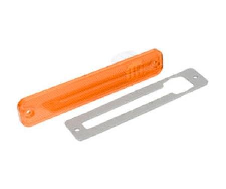 Dennis Carpenter Side Marker Light - Amber - 1973-79 Ford Truck, 1978-79 Ford Bronco D3TZ-15A201-AX