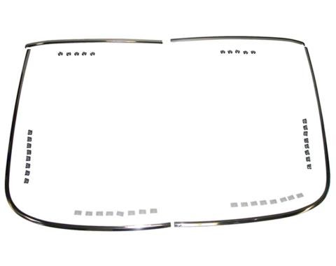 Goodmark Industries 1965-1966 Ford Mustang Back Glass Reveal Molding GMK302071565S