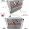 Champion Cooling 1966-1977 Ford Bronco 2 Row with 1" Tubes All Aluminum Radiator Made With Aircraft Grade Aluminum AE522