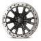 Factory Reproductions FR 99 &ndash; Ford Raptor Replica Wheel 17x9 6x135 +18 HB 87.1 Bronco Replica Satin Black/ Gray Ring with Cap 99790183653