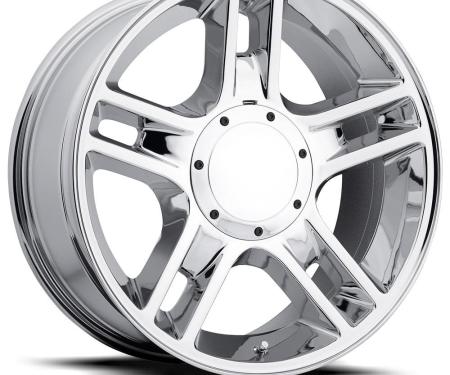 Factory Reproductions FR 51 &ndash; Ford Harley Replica Wheels 20x9 5x135/5x5.5 +14 HB 87.0 2000 F-150 Harley Chrome with Cap 51090145301