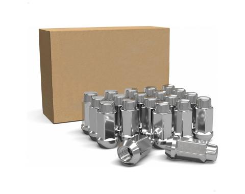 Factory Reproductions Install Kit 12mm X 1.75 (1.90") Bulge Acorn (3/4) Chrome 20 Lug Nuts L-KIT12175C-20