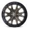 Factory Reproductions FR 99 &ndash; Ford Bronco Raptor Replica Wheel 17x9 6x5.5 +18 HB 93.1 Bronco Replica Satin Bronze/ Satin Black Ring with Cap 99790186552