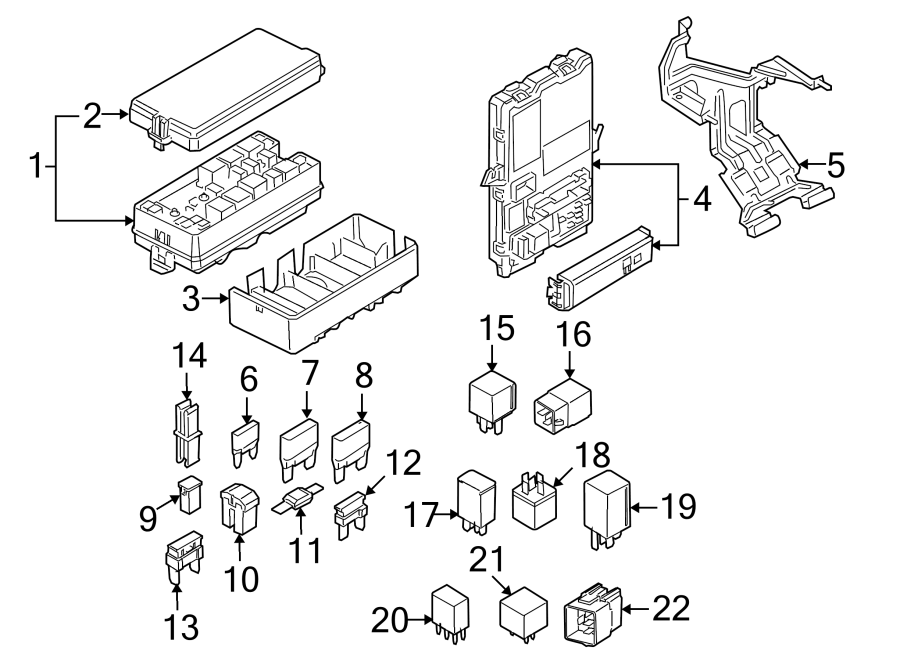 2007 Ford Mustang Fuse Box Diagram - 2007 Mustang Gt Interior Fuse Box