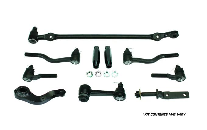 Classic Performance Complete Steering Linkage Kit for 1964-1966 Ford Mustang, With Granada Spindles, For 400 Box, Black Sleeves, Kit 6466SLK-CPGR