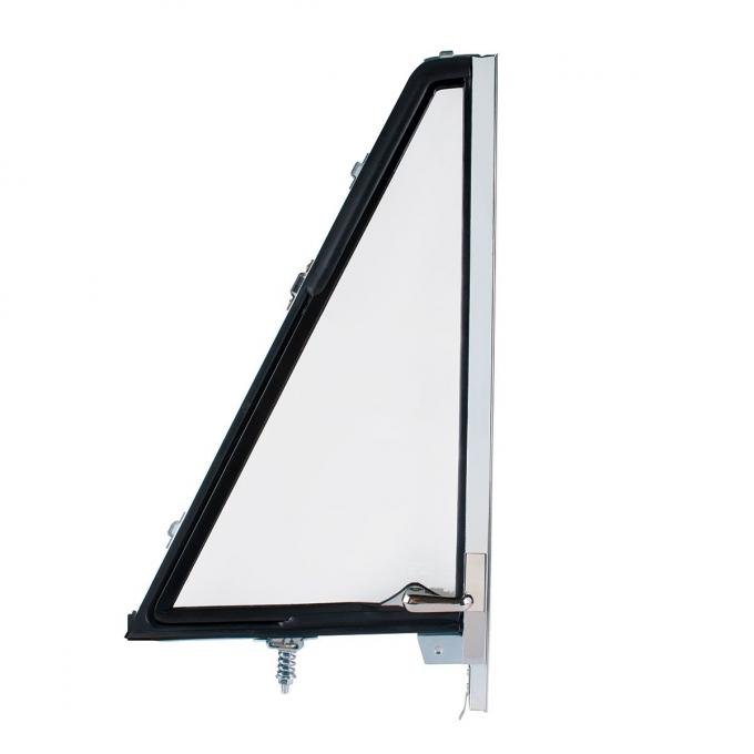 United Pacific Vent Window Assembly Black Frame Without Tinted Glass For 1966-77 Ford Bronco - R/H 110274