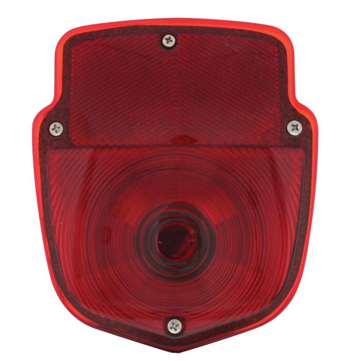 United Pacific Tail Light Assembly w/Stainless Steel Housing For 1953-56 Ford Truck - L/H A5018SSL