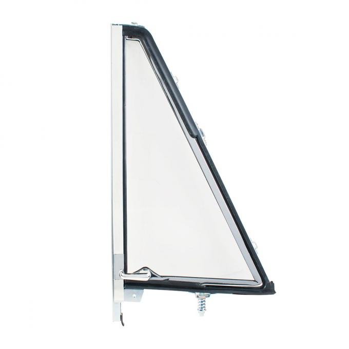 United Pacific Vent Window Assembly Chrome Frame Without Tinted Glass For 1966-77 Ford Bronco - R/H 110218