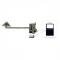 United Pacific Door Latch Assembly w/Lock Receiver For 1932-34 Ford Truck - L/H B21013WL