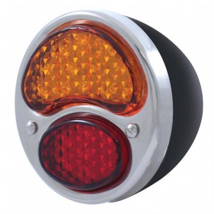 United Pacific 19 LED 6V Tail Light Assembly w/Black Housing For 1928-31 Ford Model A - R/H FTL2831RA6-BAR