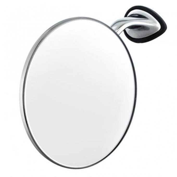 United Pacific Stainless Steel British "MG" Car Fender Mirror - L/H C5058L
