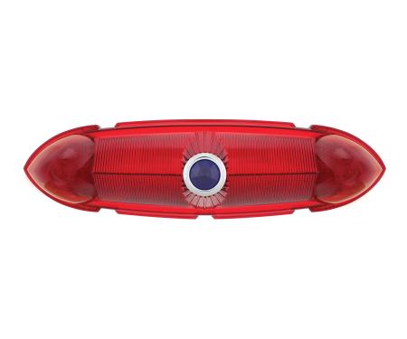 United Pacific Tail Light Lens w/Blue Dot For 1951 Ford Passenger Car F5101BD
