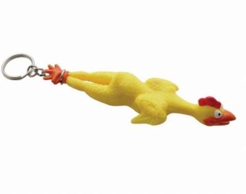 United Pacific Rubber Chicken Novelty Keychain 78001