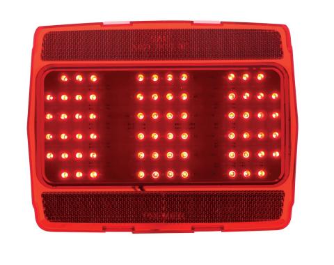 United Pacific 68 LED Sequential Tail Light Lens For 1964-1/2-66 Ford Mustang 110105