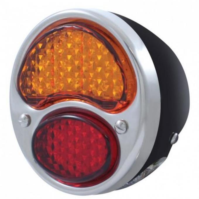 United Pacific 19 LED 6V Tail Light Assembly w/Black Housing For 1928-31 Ford Model A - L/H FTL2831RA6-BAL