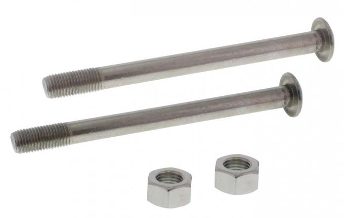 United Pacific Stainless Steel Bumper End Bolts And Nuts For 1928-31 Ford Model A (Pair) A6219