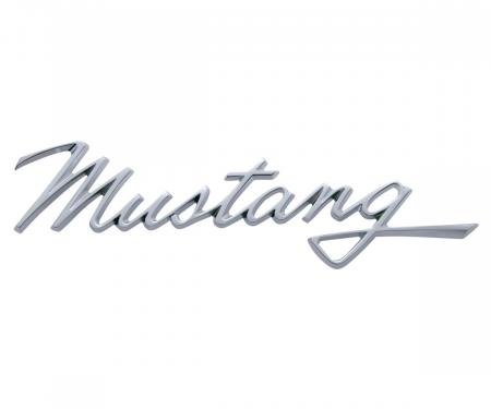 United Pacific Die-Cast "Mustang" Script Emblem With Mounting Studs F6801