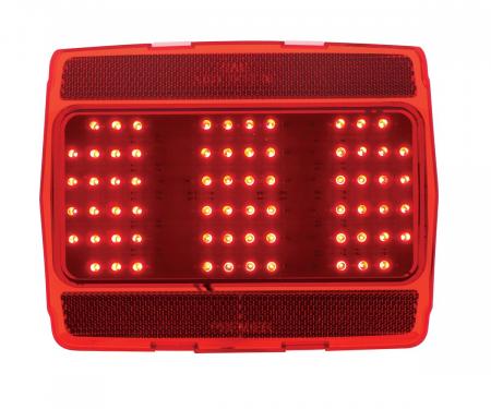 United Pacific 68 LED Sequential Tail Light Lens For 1964-1/2-66 Ford Mustang 110105