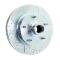 Classic Performance Front Disc Brake Kit for OEM Drum Brake Spindles for 1948-1956 Ford 1/2 Ton Truck, 5x5.5, 12" Rotors, Drilled/Slotted 4856WBK-5.5-ARGX