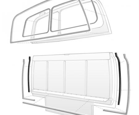 Dennis Carpenter Tailgate Side seal - 1949-51 Ford Car 8M-7941626